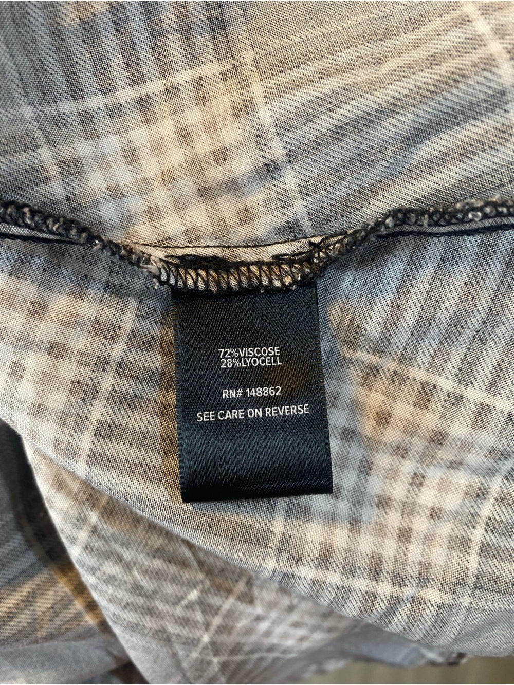 Torrid Black and Cream Plaid Square Neck Dress - Picture 6 of 7
